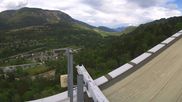 Archived webcam image showing Garmisch-Partenkirchen - Great Olympic Hill of the ski stadium on 5 May 2026 at 16:28