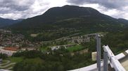Archived webcam image showing Garmisch-Partenkirchen - Great Olympic Hill of the ski stadium on 14 Jun 2026 at 08:03
