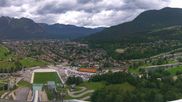 Archived webcam image showing Garmisch-Partenkirchen - Great Olympic Hill of the ski stadium on 14 Jun 2026 at 12:03