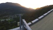 Archived webcam image showing Garmisch-Partenkirchen - Great Olympic Hill of the ski stadium on 13 Aug 2026 at 06:26