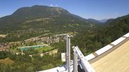 Archived webcam image showing Garmisch-Partenkirchen - Great Olympic Hill of the ski stadium on 13 Aug 2026 at 14:26