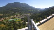 Archived webcam image showing Garmisch-Partenkirchen - Great Olympic Hill of the ski stadium on 13 Aug 2026 at 10:26