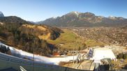 Archived webcam image showing Garmisch-Partenkirchen - Great Olympic Hill of the ski stadium on 5 Mar 2026 at 10:22