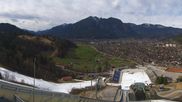 Archived webcam image showing Garmisch-Partenkirchen - Great Olympic Hill of the ski stadium on 16 Mar 2026 at 14:41