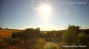 Archiviertes Webcam Bild: Wetterstation Reutti (Schwäbische Alb) am 12.07.2026 um 18:07 Uhr
