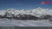 Archiviertes Webcam Bild: Corvatsch Mittelstation Murtel am 26 Feb 2026 um 11:53 Uhr