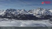Archiviertes Webcam Bild: Corvatsch Mittelstation Murtel am 26 Feb 2026 um 15:53 Uhr