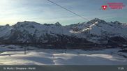 Archiviertes Webcam Bild: Corvatsch Mittelstation Murtel am 26 Feb 2026 um 17:11 Uhr