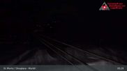 Archived webcam image showing Corvatsch middle station Murtel on 6 Apr 2026 at 05:00