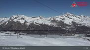 Archived webcam image showing Corvatsch middle station Murtel on 6 Apr 2026 at 11:00