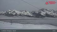Archiviertes Webcam Bild: Corvatsch Mittelstation Murtel am 12.04.2026 um 08:13 Uhr