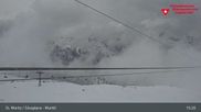 Archiviertes Webcam Bild: Corvatsch Mittelstation Murtel am 12.04.2026 um 15:13 Uhr