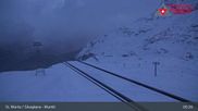 Archived webcam image showing Corvatsch middle station Murtel on 12 May 2026 at 05:42
