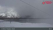 Archived webcam image showing Corvatsch middle station Murtel on 12 May 2026 at 09:42