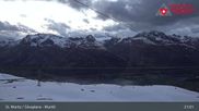 Archiviertes Webcam Bild: Corvatsch Mittelstation Murtel am 21.05.2026 um 03:23 Uhr