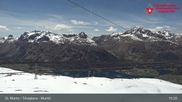 Archiviertes Webcam Bild: Corvatsch Mittelstation Murtel am 21.05.2026 um 15:23 Uhr