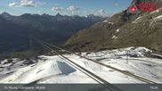 Archived webcam image showing Corvatsch middle station Murtel on 29 May 2026 at 19:26