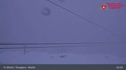 Archived webcam image showing Corvatsch middle station Murtel on 5 Jun 2026 at 05:46