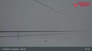 Archived webcam image showing Corvatsch middle station Murtel on 5 Jun 2026 at 07:46