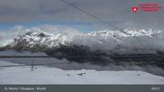 Archived webcam image showing Corvatsch middle station Murtel on 5 Jun 2026 at 09:46