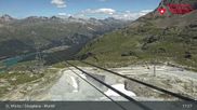 Archiviertes Webcam Bild: Corvatsch Mittelstation Murtel am 05.07.2026 um 11:07 Uhr