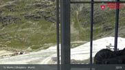 Archived webcam image showing Corvatsch middle station Murtel on 22 Jul 2026 at 13:41