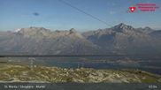 Archived webcam image showing Corvatsch middle station Murtel on 4 Aug 2026 at 08:48