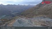 Archived webcam image showing Corvatsch middle station Murtel on 30 Aug 2026 at 01:09