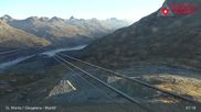 Archived webcam image showing Corvatsch middle station Murtel on 30 Aug 2026 at 07:09