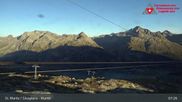 Archived webcam image showing Corvatsch middle station Murtel on 3 Sep 2026 at 07:02
