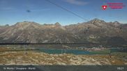 Archived webcam image showing Corvatsch middle station Murtel on 3 Sep 2026 at 09:02