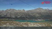 Archived webcam image showing Corvatsch middle station Murtel on 3 Sep 2026 at 11:02