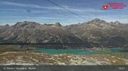 Archived webcam image showing Corvatsch middle station Murtel on 3 Sep 2026 at 13:02