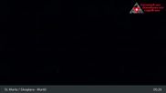 Archived webcam image showing Corvatsch middle station Murtel on 18 Sep 2026 at 05:21