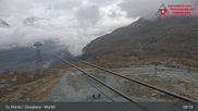 Archived webcam image showing Corvatsch middle station Murtel on 18 Sep 2026 at 09:21