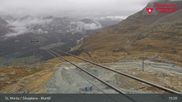 Archived webcam image showing Corvatsch middle station Murtel on 18 Sep 2026 at 15:21