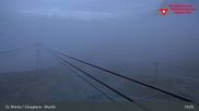 Archived webcam image showing Corvatsch middle station Murtel on 3 Oct 2026 at 01:55