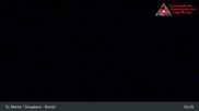 Archived webcam image showing Corvatsch middle station Murtel on 3 Oct 2026 at 05:55