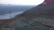 Archived webcam image showing Corvatsch middle station Murtel on 3 Oct 2026 at 07:55