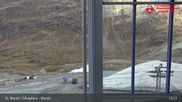 Archived webcam image showing Corvatsch middle station Murtel on 3 Oct 2026 at 13:55