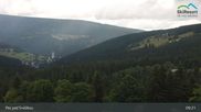 Archived webcam image showing Pec pod Sněžkou - Schneekope on 27 Jul 2026 at 09:15