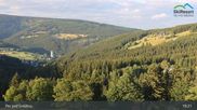 Archived webcam image showing Pec pod Sněžkou - Schneekope on 27 Jul 2026 at 19:15