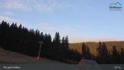 Archived webcam image showing Pec pod Sněžkou - Schneekope on 27 Oct 2026 at 07:06