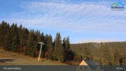 Archived webcam image showing Pec pod Sněžkou - Schneekope on 27 Oct 2026 at 08:06