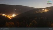 Archived webcam image showing Pec pod Sněžkou - Schneekope on 27 Oct 2026 at 19:06