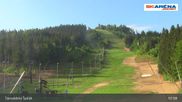 Archived webcam image showing The top of Tanvaldský Špičák on 22 May 2026 at 08:30