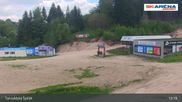 Archived webcam image showing The top of Tanvaldský Špičák on 22 May 2026 at 13:30