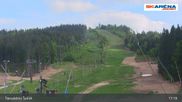 Archived webcam image showing The top of Tanvaldský Špičák on 22 May 2026 at 17:30