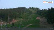 Archived webcam image showing The top of Tanvaldský Špičák on 22 May 2026 at 21:11