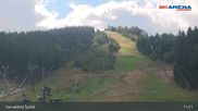 Archived webcam image showing The top of Tanvaldský Špičák on 23 Aug 2026 at 11:07